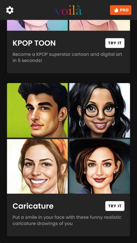 app caricature iphone